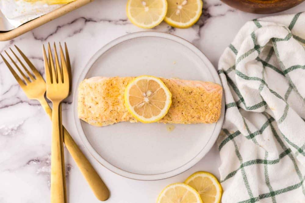 Baked Salmon in Tin Foil — Bless this Mess