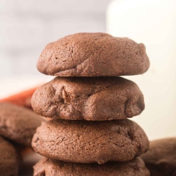 baked brownie cookies