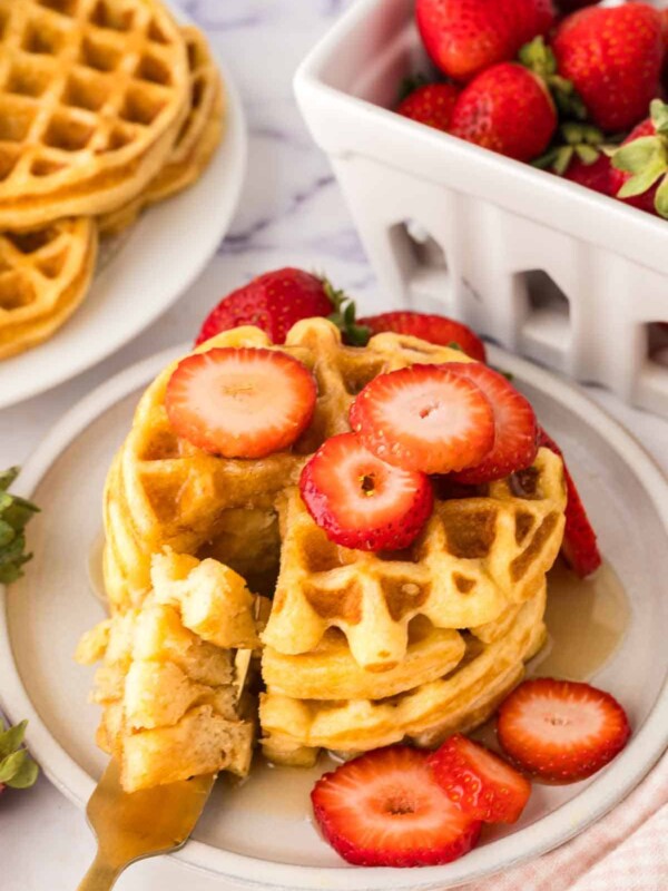 Easy Homemade Waffles From Scratch — Bless this Mess