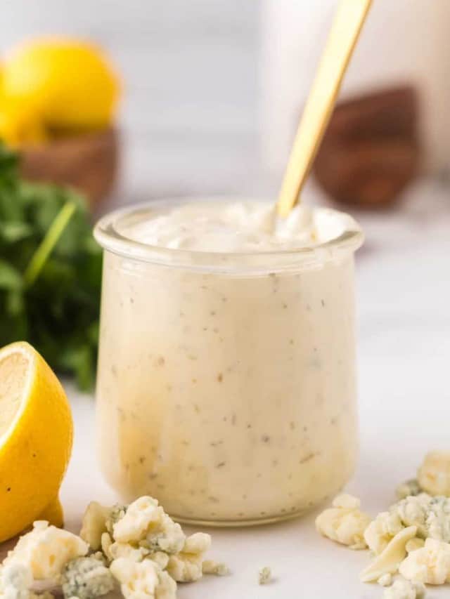 Blue Cheese Dressing Recipe — Bless this Mess