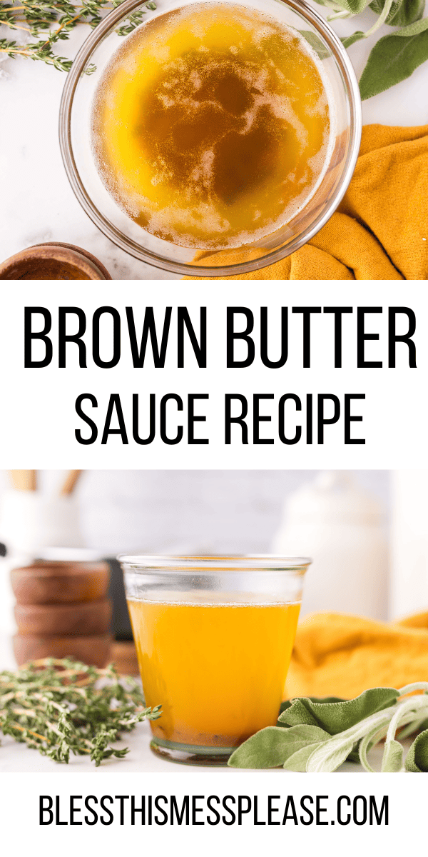 Brown Butter Sauce — Bless this Mess