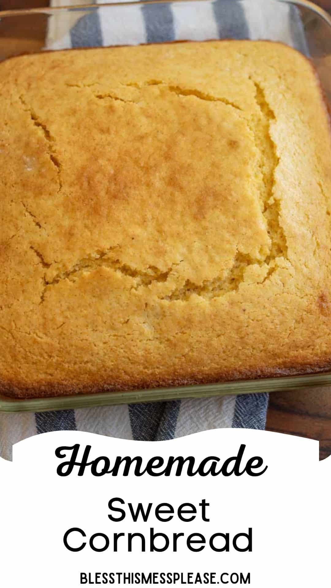 cornbread pin with text