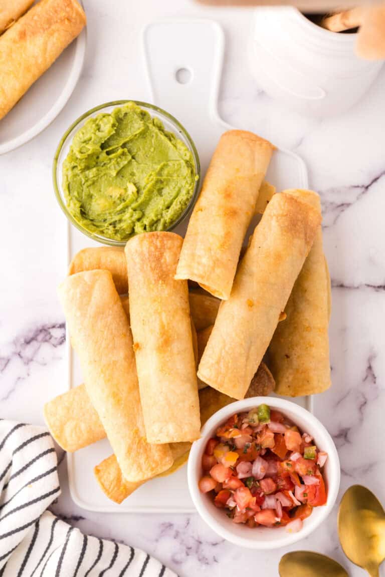 Leftover Turkey Taquitos — Tasty & Easy Shredded Meat Taquito Recipe