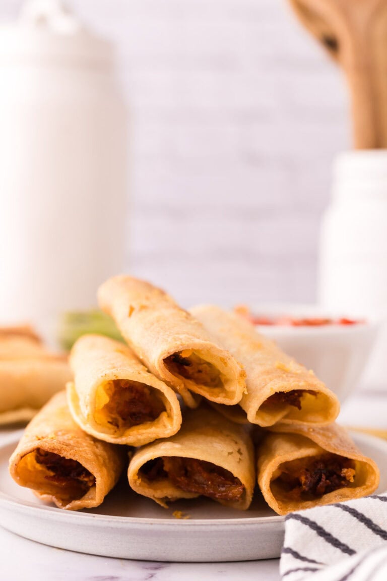 Leftover Turkey Taquitos — Tasty & Easy Shredded Meat Taquito Recipe