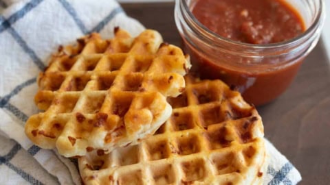 Bread Waffle Pizza Recipe
